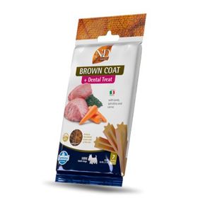 N&D Brown Coat Kuzu Spirulina ve Havuçlu Küçük Irk Yetişkin 7x60 gr Köpek Ödül Maması