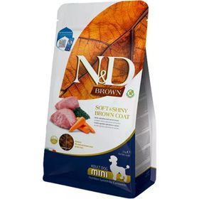 N&D Brown Kuzu Etli Spirulina ve Havuçlu Küçük Irk 2 kg Yetişkin Köpek Maması