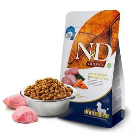 N&D Brown Kuzu Etli Spirulina ve Havuçlu Küçük Irk 2 kg Yetişkin Köpek Maması