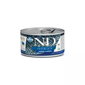 N&D Dog Ocean Ringa 140 gr Balıklı Karidesli Köpek Konservesi