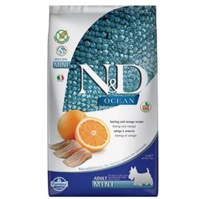 N&D Düşük Tahıllı Balıklı Portakallı 2,5 kg Mini Irk Yetişkin Köpek Maması
