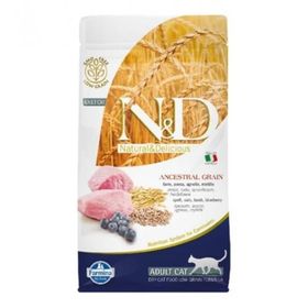 N&D Düşük Tahıllı Kuzu Etli 1.5 kg Yaban Mersinli Yetişkin Kedi Maması