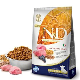 N&D Düşük Tahıllı Kuzu Etli Yaban Mersinli Küçük Irk Yavru 2.5 kg Köpek Maması