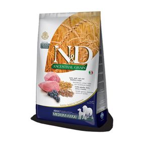 N&D Düşük Tahıllı Kuzu ve Yaban Mersinli Yetişkin 12 kg Köpek Maması