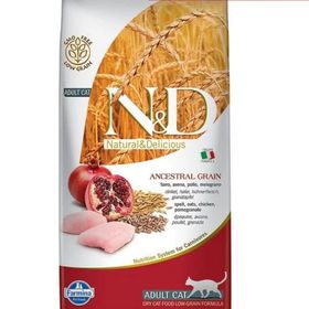 N&D Düşük Tahıllı Tavuk Etli ve Narlı 1 kg Açık Kedi Maması