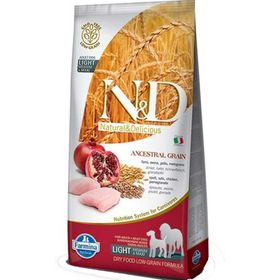 N&D Düşük Tahıllı Tavuk Etli ve Narlı Orta ve Büyük Irk Yetişkin 12 kg Kuru Köpek Maması