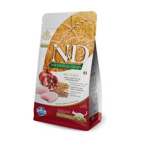 N&D Düşük Tahıllı Tavuk ve Narlı Kısırlaştırılmış Özel 5 kg Kedi Maması