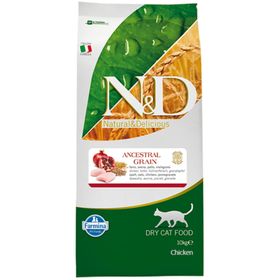 N&D Düşük Tahıllı Tavuklu Narlı 10 kg Kedi Maması