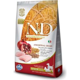 N&D Düşük Tahıllı Tavuklu Narlı 2.5 kg Yaşlı Mini Köpek Maması