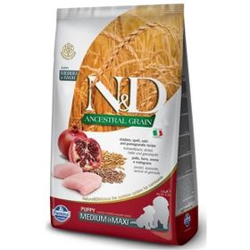 N&D Düşük Tahıllı Tavuklu Narlı 2,5 kg Orta ve Büyük Irk Yavru Köpek Maması