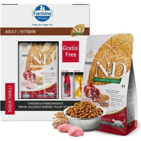N&D Düşük Tahıllı Tavuklu ve Narlı Yetişkin 5 kg Kedi Maması