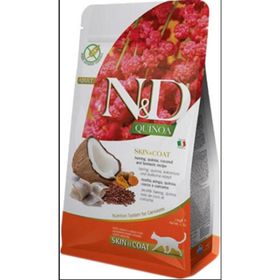 N&D Kinoa Skin ve Coat Özel Ringa Balığı Yetişkin 5 kg Kedi Maması