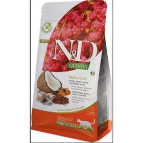 N&D Kinoa Skin ve Coat Özel Ringa Balığı Yetişkin 5 kg Kedi Maması