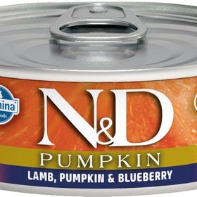 N&D Kuzu Balkabağı Yaban Mersini 12x80 gr Kedi Konserve