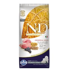 N&D Kuzu Etli Ve Yabanmersinli Yetişkin 12 kg Köpek Maması
