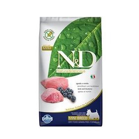 N&D Kuzu Etli Yaban Mersini Tahılsız Yetişkin Mini Irk 2.5 kg Köpek Maması