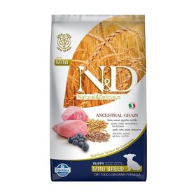 N&D Mini Puppy Düşük Tahıllı Kuzu Etli ve Yaban Mersinli Yavru 7 kg Köpek Maması