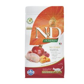 N&D Natural Delicious Pumpkin Balkabaklı Bıldırcınlı Narlı Tahılsız Kısırlaştırılmış 1.5 kg Kedi Maması