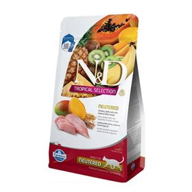 N&D Natural Delicious Tropikal Selection Tavuklu Kısırlaştırılmış Yetişkin 1.5 kg Kedi Maması