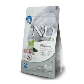 N&D Natural Delicious White Levrek Rezene ve Spirulina Küçük Irk Yetişkin 2 kg Köpek Maması