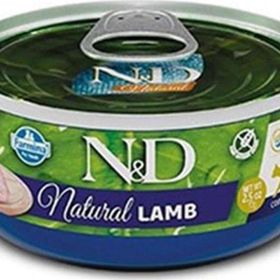 N&D Natural Kuzu Etli Konserve Yaş 140 gr Kedi Mama