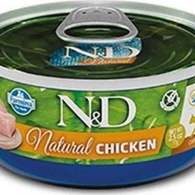 N&D Natural Tavuklu Konserve Yaş 140 gr Kedi Mama