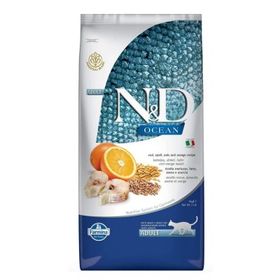 N&D Ocean 10 kg Morina Balıklı ve Portakallı Ata Tahıllı Yetişkin Kedi Maması