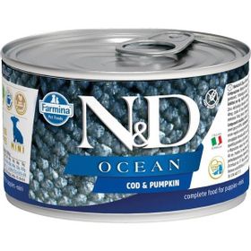 N&D Ocean 140 gr Tahılsız Morina Balığı ve Balkabaklı Yavru Köpek Konserve Maması