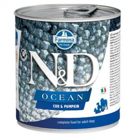 N&D Ocean 285 gr Morina Balıklı ve Balkabaklı Yetişkin Köpek Konservesi
