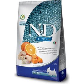 N&D Ocean 7 kg Tahılsız Mini Adult Morina Balıklı ve Portakallı Küçük Irk Yetişkin Köpek Maması