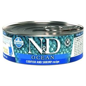 N&D Ocean 80 gr Morina Balığı-Karides-Balkabağı Yavru Kedi Konserve