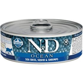 N&D Ocean 80 gr Ton Balığı ve Somonlui Kedi Konservesi