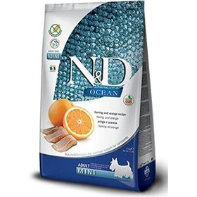 N&D Ocean Balıklı ve Potakallı Küçük Irk Tahılsız Özel Yetişkin 2.5 kg Köpek Maması