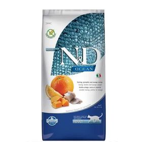 N&D Ocean Balkabak Ringa Balık ve Portakallı 5 kg Yetişkin Kedi Maması