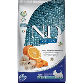 N&D Ocean Balkabaklı Balıklı Portakallı Tahılsız 7 kg Küçük Irk Köpek Maması