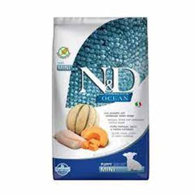N&D Ocean Balkabaklı Tahılsız Morina Balıklı Kavunlu Küçük Irk Yavru 7 kg Köpek Maması