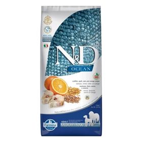 N&D Ocean Düşük Tahıllı Balıklı Medium Maxi 12 kg Yetişkin Köpek Maması