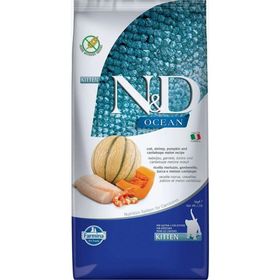 N&D Ocean Morina Balığı Balkabağı Karides Kavun Kitten Yavru 5 kg Kedi Maması