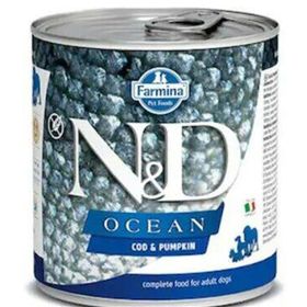 N&D Ocean Morina Balığı ve Balkabağı 285 gr Köpek Konserve Maması