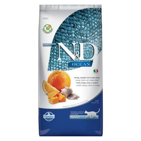 N&D Ocean Pumpkin Ringa Balıklı Bal Kabaklı ve Portakallı Tahılsız 5 kg Yetişkin Kedi Maması