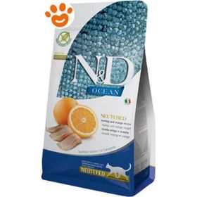 N&D Ocean Ringa Balıklı 1.5 kg Kısırlaştırılmış Kedi Maması
