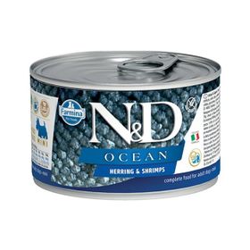 N&D Ocean Ringa Balıklı ve Karidesli 6x140 gr Konserve Köpek Maması