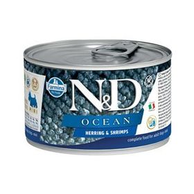 N&D Ocean Ringa Balıklı ve Karidesli 6x140 gr Konserve Köpek Maması