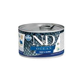 N&D Ocean Tahılsız Alabalık Somon Balığı 140 gr Mini Yaş Köpek Konservesi