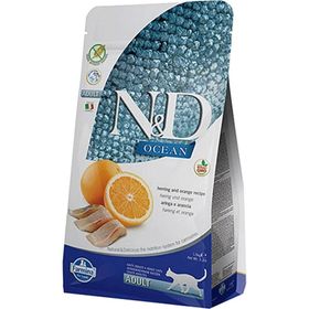 N&D Ocean Tahılsız Balıklı ve Portakallı 10 kg Yetişkin Kuru Kedi Maması