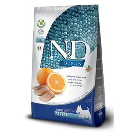 N&D Ocean Tahılsız Morina Balıklı Balkabaklı ve Kavunlu Mini Irk Yavru Köpek Maması 7 KG
