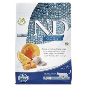 N&D Ocean Tahılsız Ringa Portakal Kabaklı 300 gr Kedi Maması