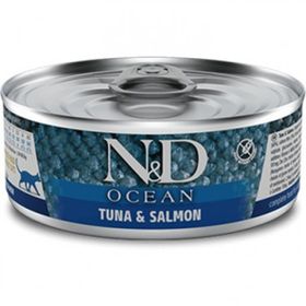 N&D Ocean Ton Balığı ve Somonlu 70 gr Yaş Kedi Maması Konserve