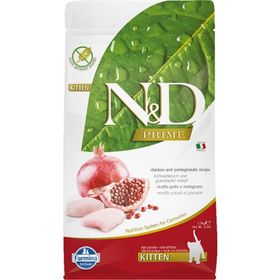 N&D Prime 1.5 kg Tahılsız Tavuklu ve Narlı Yavru Kuru Kedi Maması