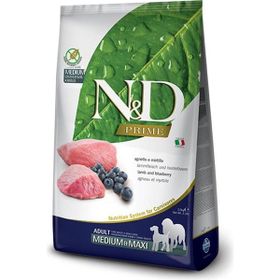 N&D Prime 12 kg Medium Maxi Adult Kuzu Etli ve Yaban Mersinli Köpek Maması